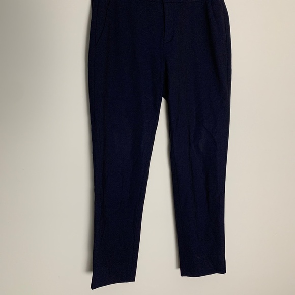 Everlane Navy Slim Wool Ankle Trousers- Size 0 - Picture 2 of 6